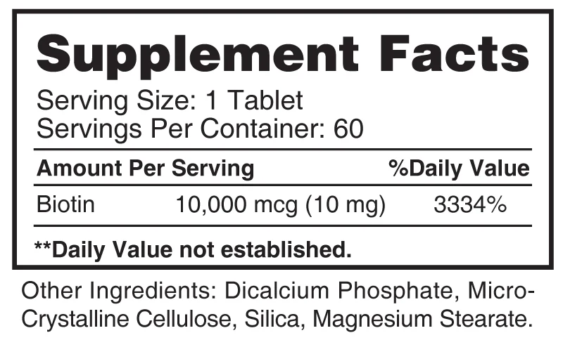 Biotin 10000 mcg 1080x